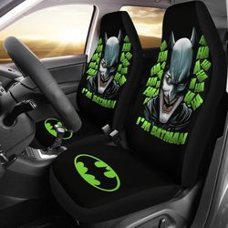 Batman Villains Car Seat Covers Superhero Movie Fan Gift