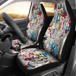 Wonder Woman Cartoon Car Seat Covers
