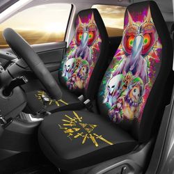 Zelda Majora's 3d Pink Design Car Seat Covers