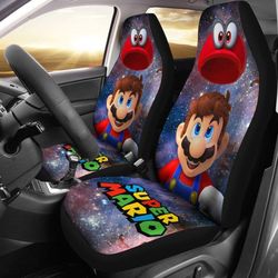super mario around galaxy car seat covers