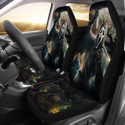 Scream Ghost Face Car Seat Covers