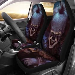 Pennywise Scary Car Seat Covers Horror Fan Gift