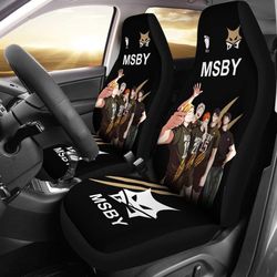 Msby Haikyuu Car Seat Covers Anime Custom Team