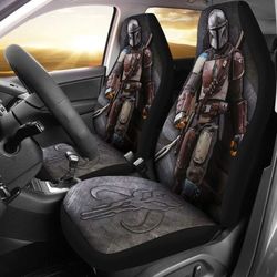Mandalorian Car Seat Covers Star Wars Fan Gift