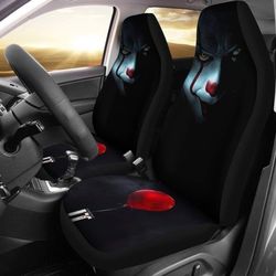 It Pennywise Car Seat Covers Horror Movies Fan