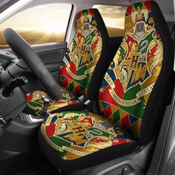 Hogwarts Hary Potter Pattern Car Seat Covers