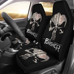 History File The Punisher Car Seat Covers