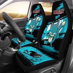 Happy Fairy Tail Car Seat Covers Gift For Fan Anime