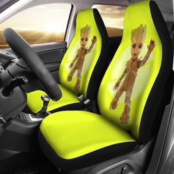 Groot Marvel Yellow Design Car Seat Covers