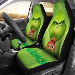 Grinch And Max Cute Car Seat Covers