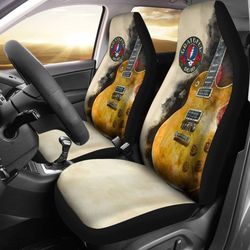 Grateful Dead Car Seat Covers Guitar Rock Band Fan