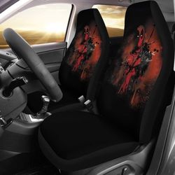 Graphic Art Water Color Deadpool Car Seat Covers Gift For Fan