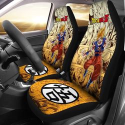 Goku Saiyan Hero Dragon Ball Z Car Seat Covers Manga Mixed Anime