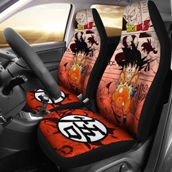 Goku Kid Smile Dragon Ball Z Car Seat Covers Manga Mixed Anime