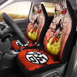 Goku Kid Dragon Ball Z Car Seat Covers Manga Mixed Anime Funny