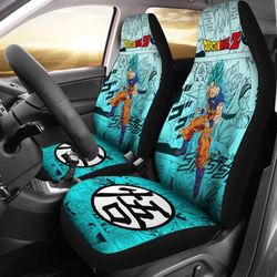 Goku Blue Hero Dragon Ball Z Car Seat Covers Manga Mixed Anime