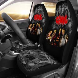 Ghoul Car Seat Covers Heavy Metal Band Fan Gift Idea