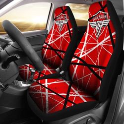 Eddie Van Halen Car Seat Covers Frankenstein Pattern