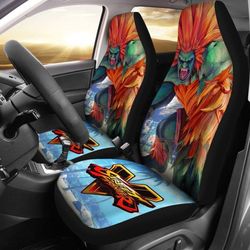 Blanka Street Fighter V Car Seat Covers For Gamer