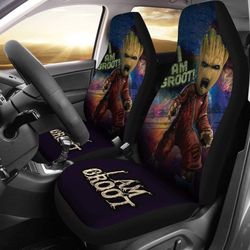 Baby Groot Star-mini Guardians Of The Galaxy Car Seat Covers