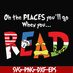 Oh the places you'll go when you read svg, png, dxf, eps file DR000167