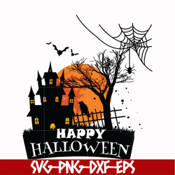 Happy halloween svg, png, dxf, eps digital file HLW2107202