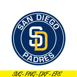 San Diego Padres The Blue Logo SVG, Major League Baseball SVG, Baseball SVG MLB204122370