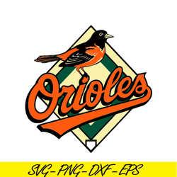 Orioles Diamond Shaped Logo SVG PNG DXF EPS AI, Major League Baseball SVG, MLB Lovers SVG MLB30112333