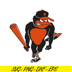 Baltimore Orioles Angry Bird SVG PNG DXF EPS AI, Major League Baseball SVG, MLB Lovers SVG MLB30112334