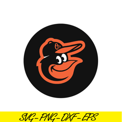 Baltimore Orioles The Black Bird SVG PNG DXF EPS AI, Major League Baseball SVG, MLB Lovers SVG MLB30112336