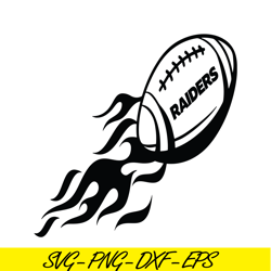 Raiders Rugby Ball SVG PNG DXF EPS, Football Team SVG, NFL Lovers SVG NFL2291123127