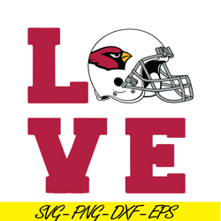 Arizona Cardinals Love PNG DXF EPS, Football Team PNG, NFL Lovers PNG NFL2291123152