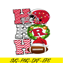 Rutgers Scarlet Knights PNG Merry Christmas Football PNG NFL PNG