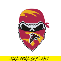 Atlanta Falcons Skull SVG PNG EPS, NFL Team SVG, National Football League SVG