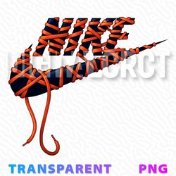 nike logo with shoe lace art design - transparent png