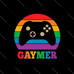 Gaymer Controller Svg, Gay Pride Month Svg, Rainbow Pride LGBT Svg, Lesbian Svg