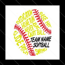 softball template, svg, softball team, softball player svg, softball