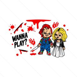 Chucky and Tiffany Wanna Play SVG Horror Characters SVG