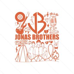 Vintage JONAS BROTHER Sucker SVG Cutting Digital File