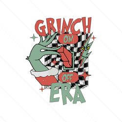 Vintage Grinch On Off Era Grinch Hand SVG File For Cricut