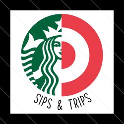 Sips and Trips SVG, Trending SVG, svg files, svg cricut, silhouette