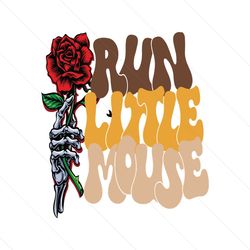 Run Little Mouse SVG Haunting Adeline SVG Cutting Digital File
