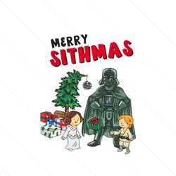 Retro Star Wars Merry Sithmas PNG Sublimation Download