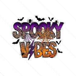 Spooky Vibes PNG Halloween Leopard PNG