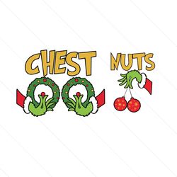 Chest Nuts Christmas Goblin Couple SVG File For Cricut