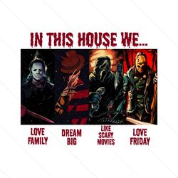 Funny Horror Movie Character In This House Png Download