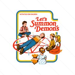 Lets Summon Demons SVG Cartoon Horror Movie SVG Cricut File