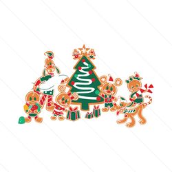 Christmas Tree Gingerbread SVG Mickey Candy Cane Xmas File