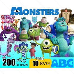 Monster Movie Disney Bundle PNG