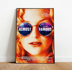 Almost Famous Canvas, Canvas Wall Art, Rolled Canvas Print, Canvas Wall Print, Movie Canvas